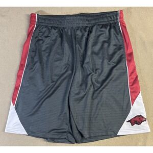 Arkansas Razorbacks Shorts Pockets Gray Colosseum Athletics Men XLarge‎